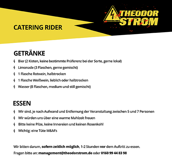 Catering-Rider - Theodor STROM